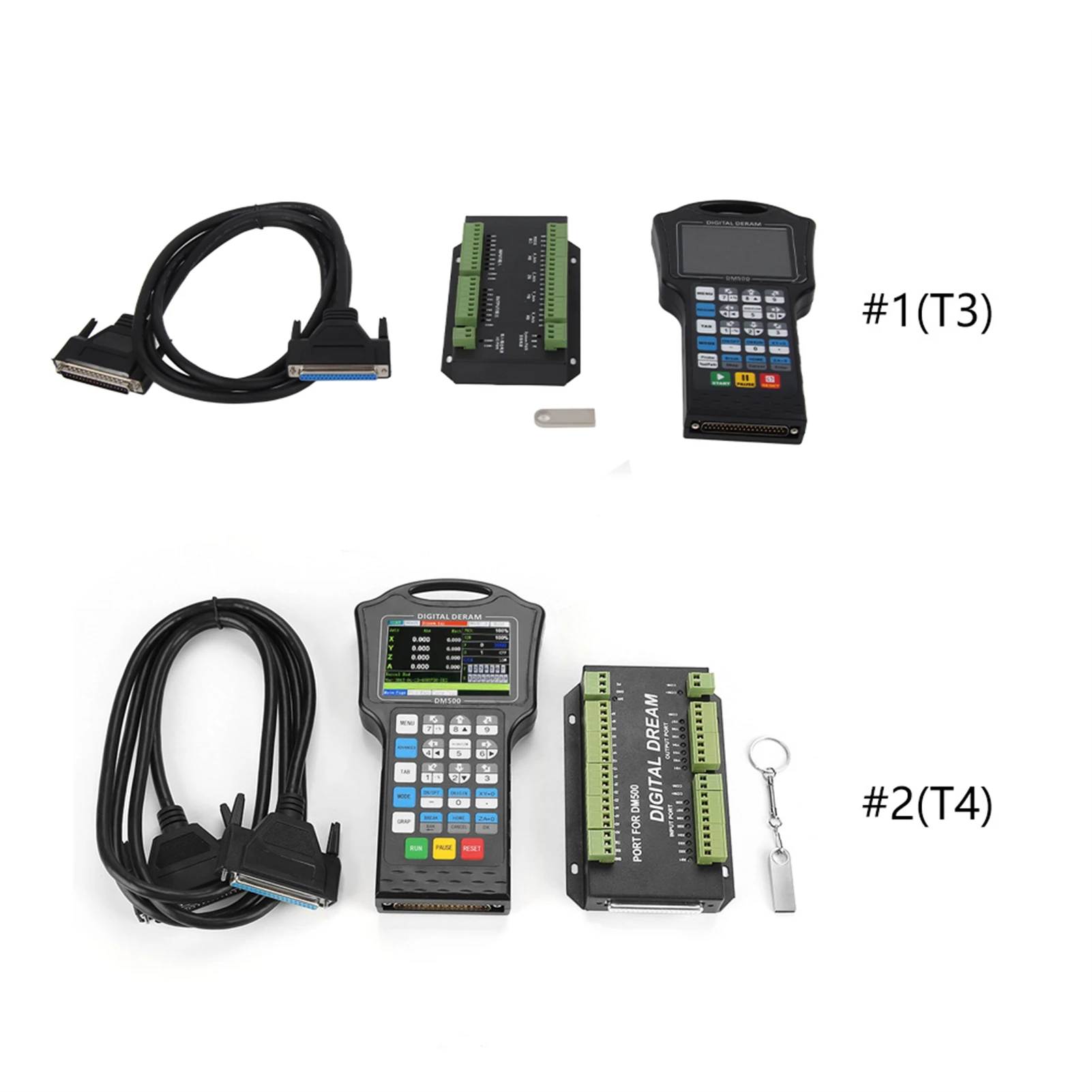 1 Set Handheld 3/4  Controller CNC Control System for Router Engraver Controller Engraver Control System Handheld Controller