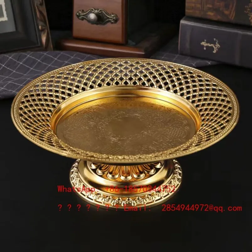 

Small Fruit Plate, Banquet Plate, European-style Household Wedding Decoration Tray, Pastry Snack Plate, Electric Decoration
