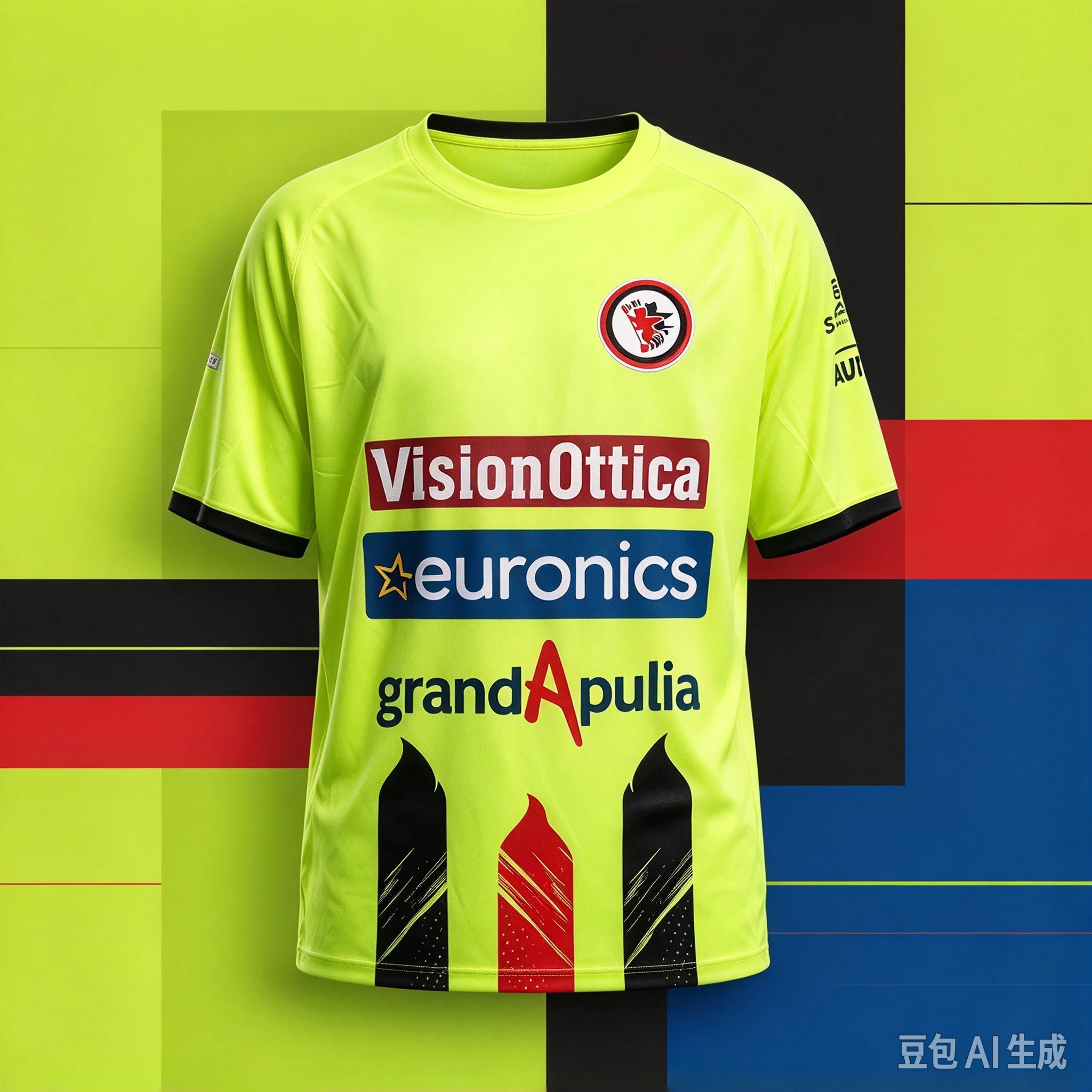 26 New Foggia Men's 3D Printed Football Jacket Y2K Family Casual T-shirt for Daily Training Wear Fast Drying Parent Child Wear