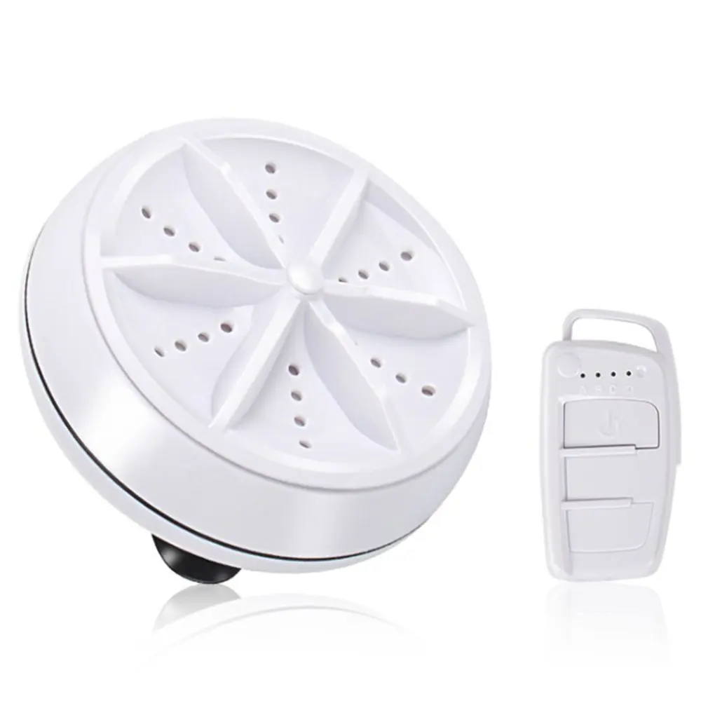 

Mini Ultrasonic Washing Machine Portable Turbo Personal Rotating Washer Convenient Travel Home Business Travel Usb