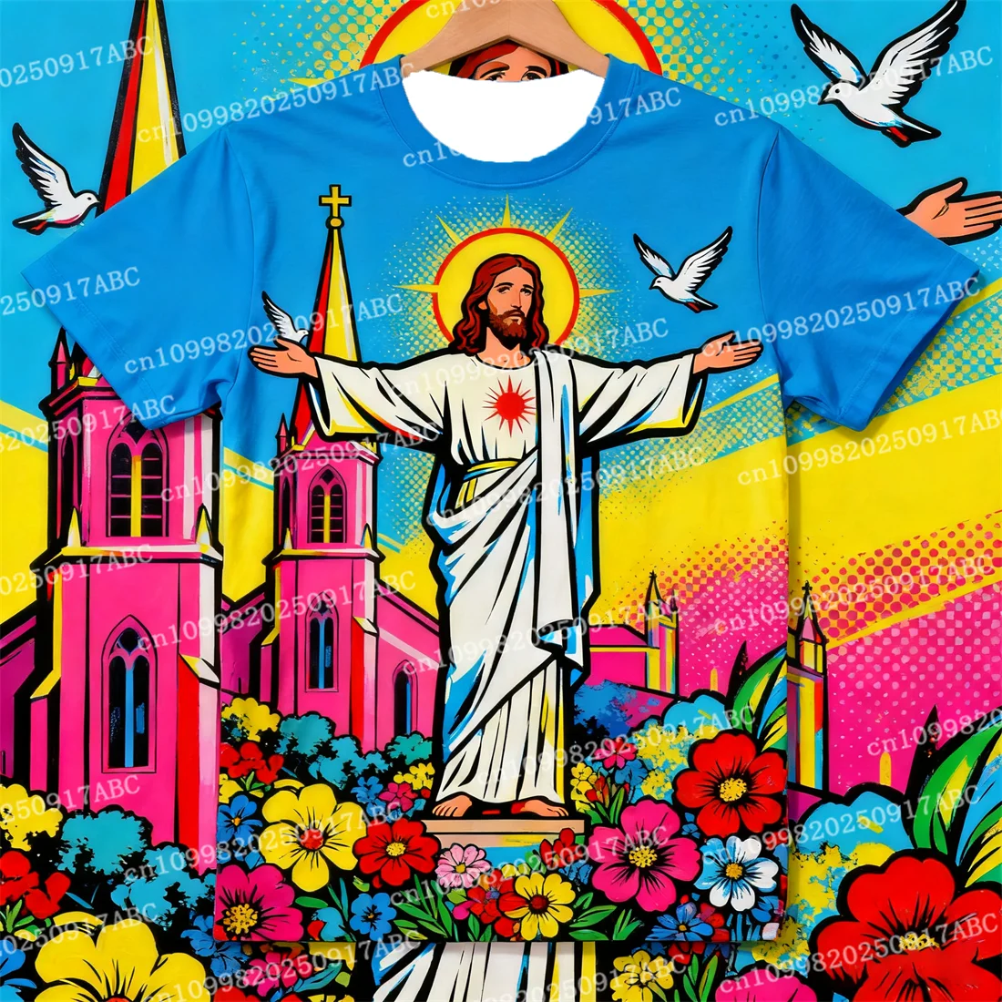 الصيف الرجال Jerser التدريب الأعلى طبعة خاصة يسوع الكبار الأطفال في الهواء الطلقJerser المرأة تي شيرت Y2k الرياضة طفل تي شيرت