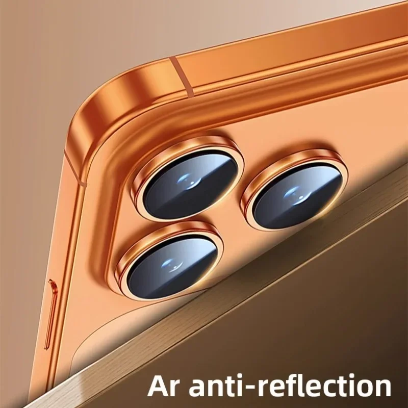 Metal Camera Protector Glass For IPhone 17 Pro Series Anti-Scratch Alloy Black Lens Ring Cover For IPhone 17 Pro Max /17 Pro