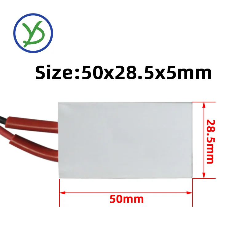 50*28.5mm 12V 200°C Thermostatic Egg Incubator Heater PTC Heater Heating Element Plate Constant Temperature