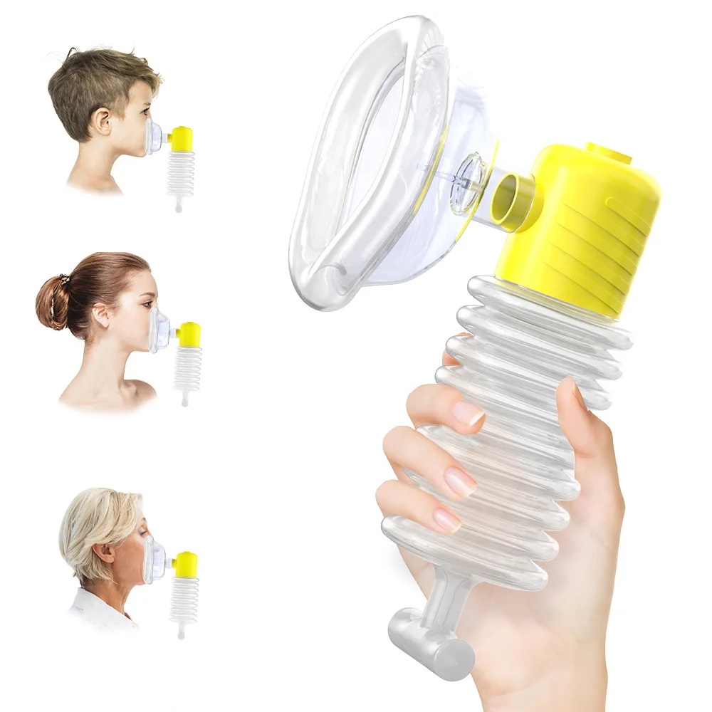 

First Aid Anti Choking Rescue Device with 2PCS Sizes Masks Kids&Adults Home CPR Choking Emergency Device for Travel&Outdoor