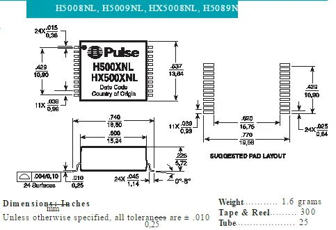 Hx5008nl hx5008nlt sop24