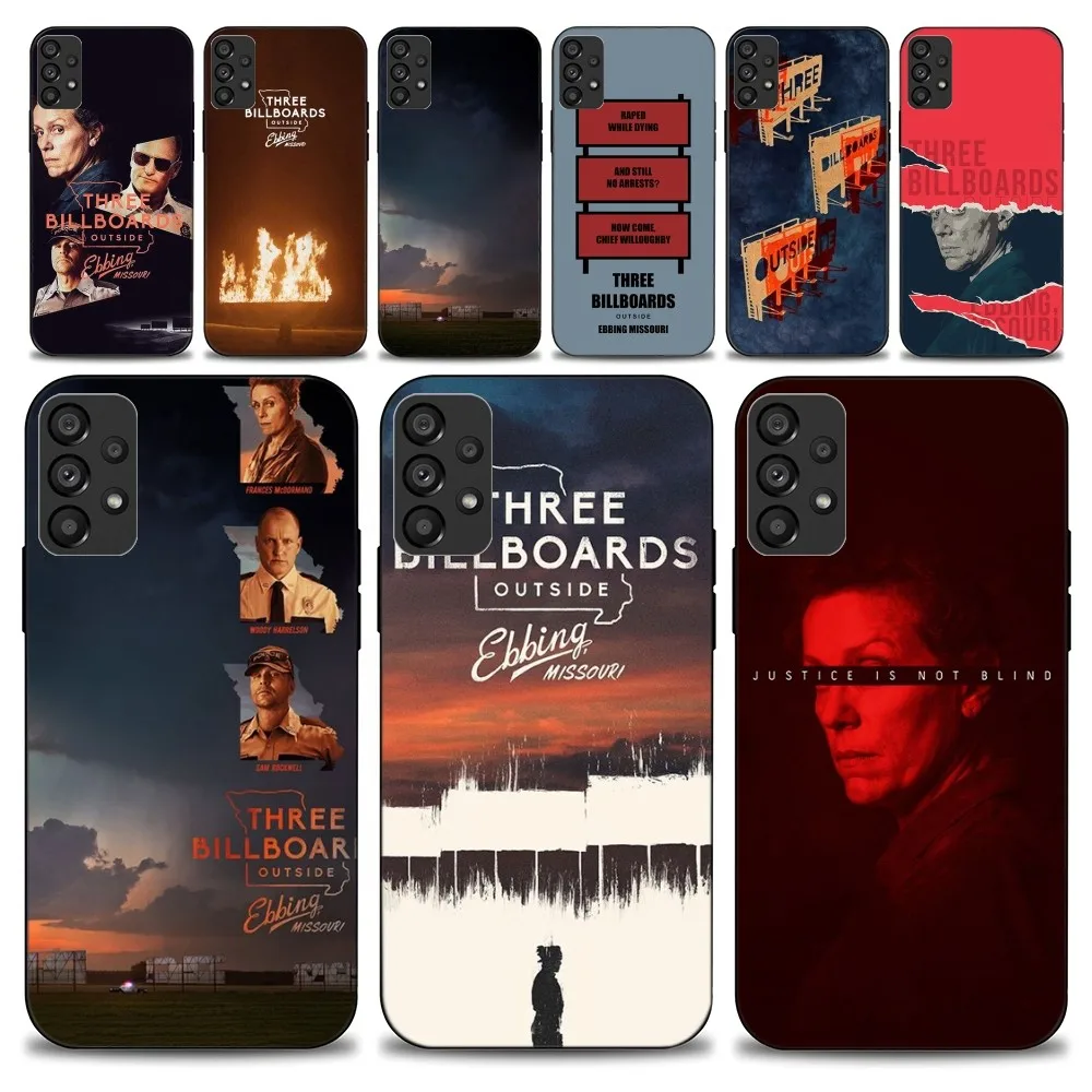 

Three Billboards Outside Ebbing Missouri Phone Case For Samsung Galaxy S22 S23 Ultra S21 S20 FE Plus Note 20 Soft Cover