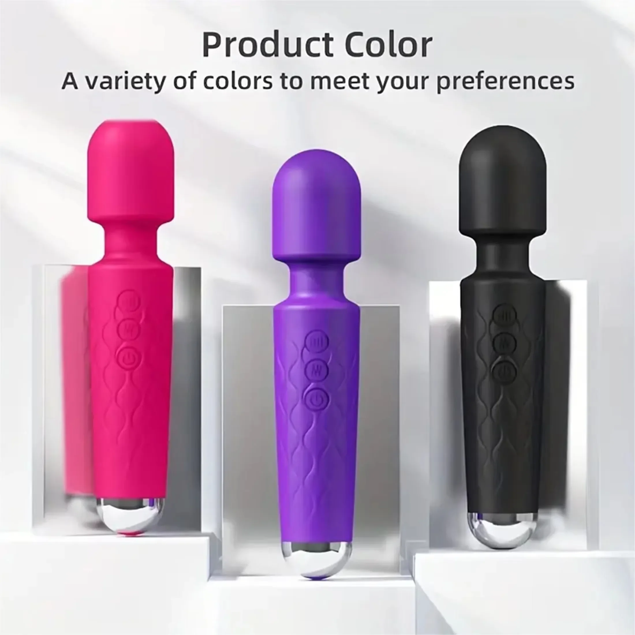 

1pc-Strong Vibration Massage Stick – 360° Rotating Wand for Deep Tissue Relief and Ultimate Relaxation