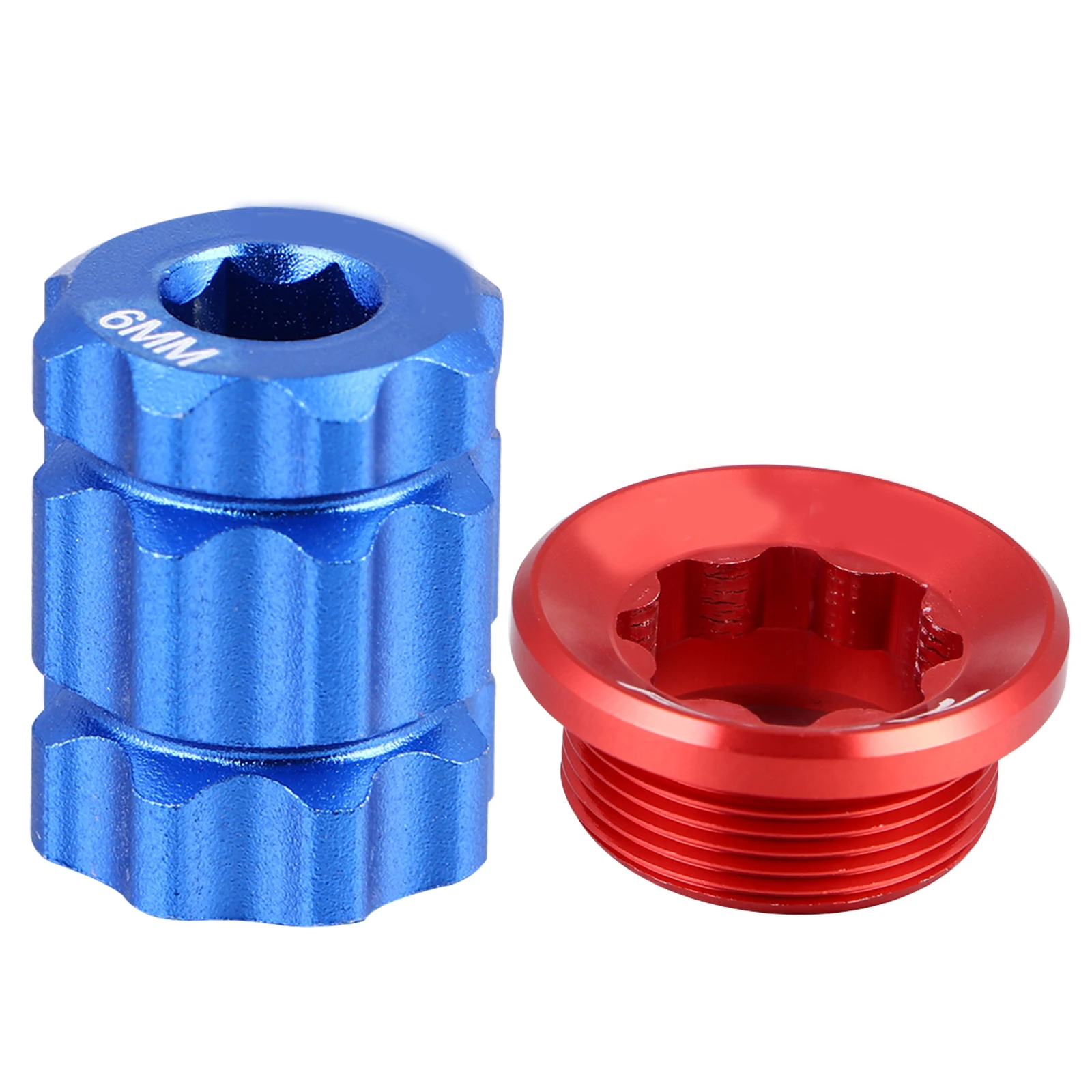 

Crank Cap Tool Chainring Bolts Crankset Screw Cover Aluminum Alloy Road Accessories Bike Bottom Bracket Practical