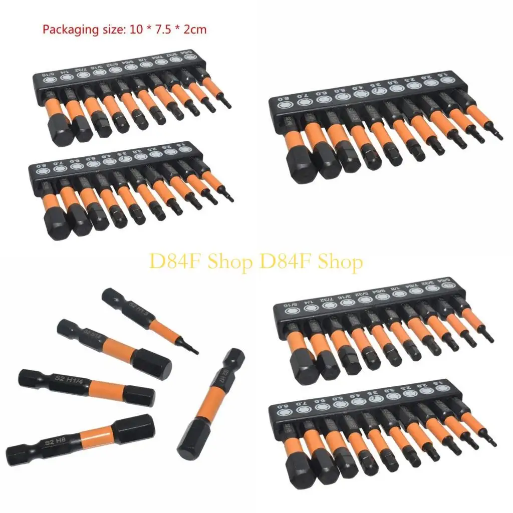

D84F Set of 20pc Versatile Head Screwdriver Bit for Mechanics DIY Enthusiasts