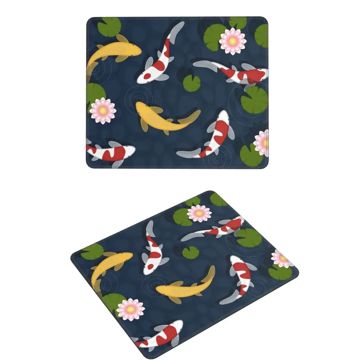 

Japanese Koi Fish (2) Mouse Pad Computer Keyboard Mouse Mat Gaming Laptop Desk Mat Office Accessories Table Mats