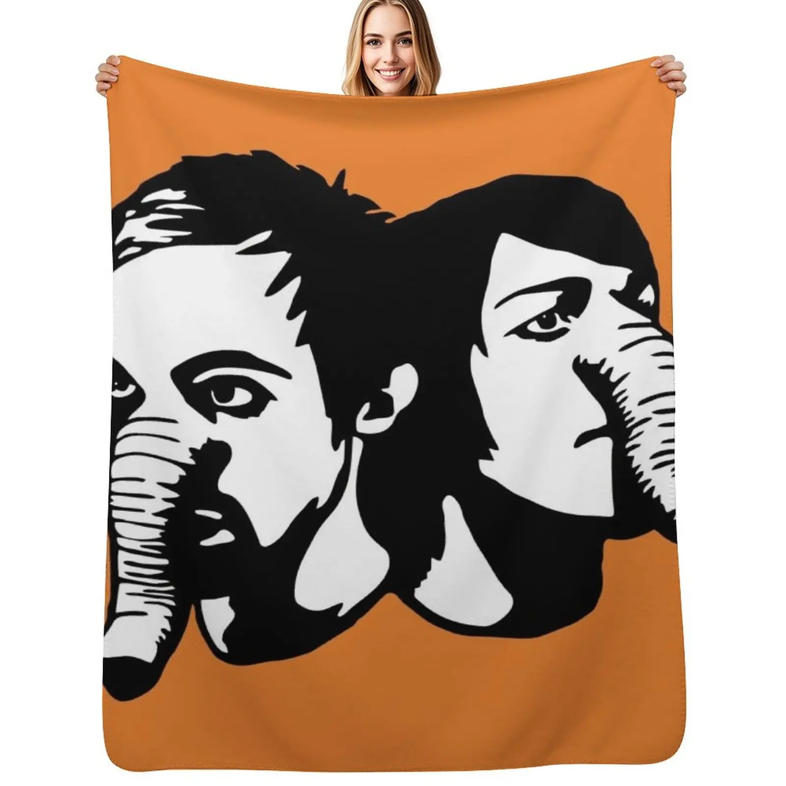 Death from Above 1979: Heads Up EP Throw Blanket Cozy Light Blanket for Travel Camping Picnic