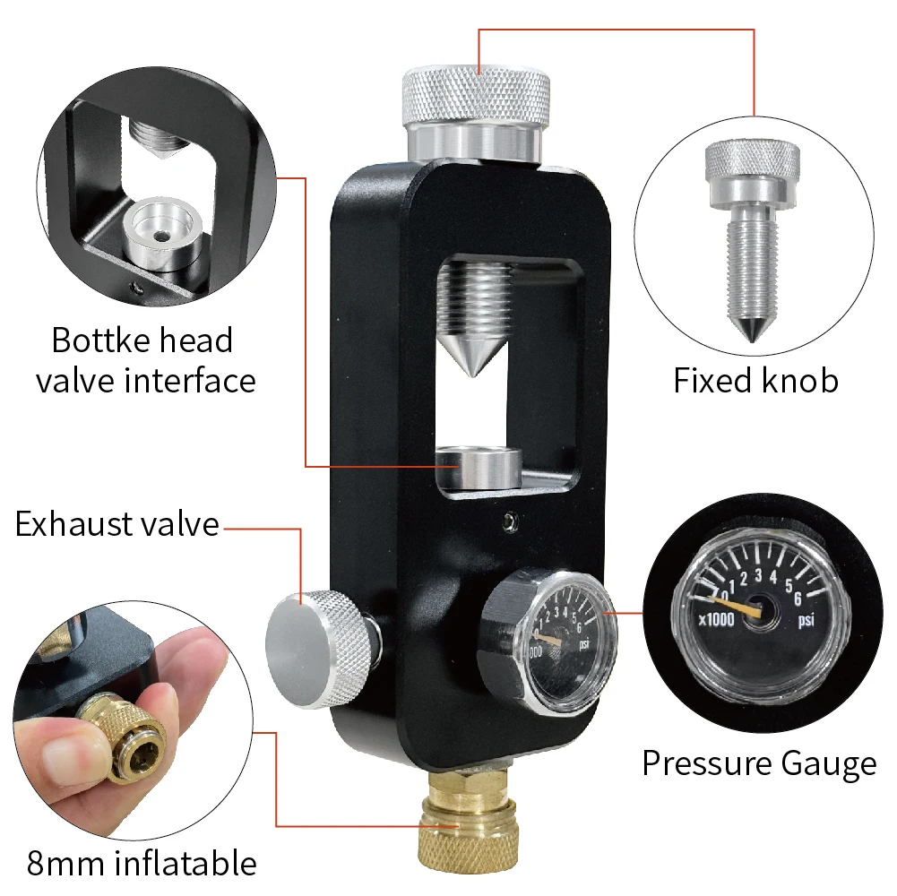 4500psi Scuba Yoke Fill Refill Adapter Scuba Fill Refill Station DIN Valve Accessories For Refill HPA Diving Cylinder Scuba Tank