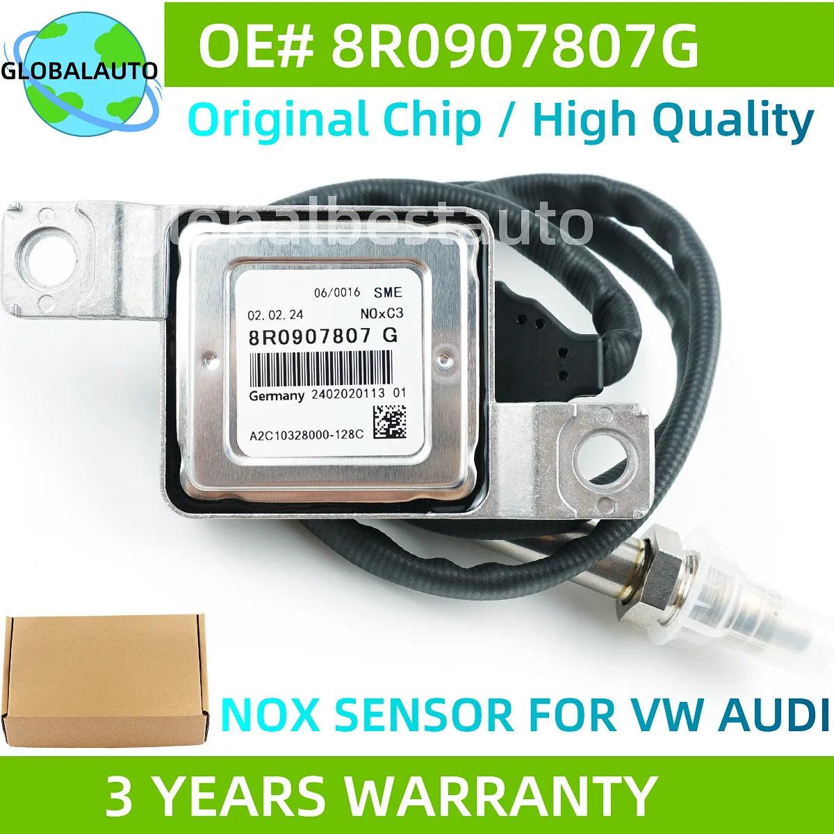 

8R0907807G 5WK9 6728B 5WK96728B High Quality New NOx Sensor Nitrogen Oxide Sensor for VW Audi Q5 A8
