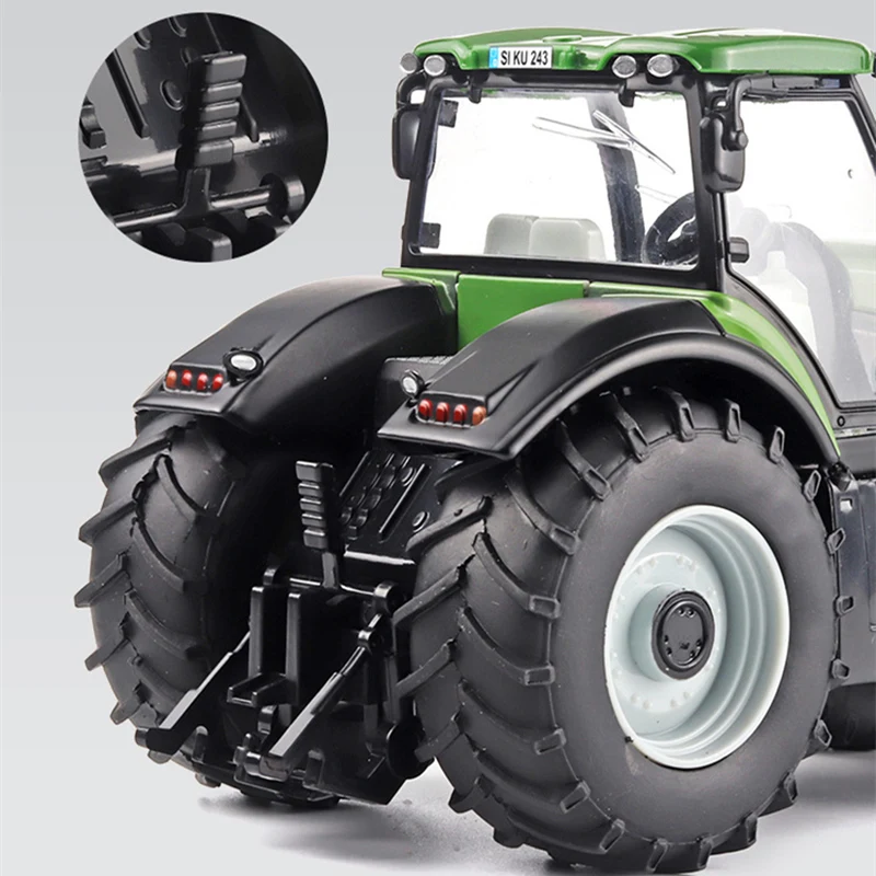 1/32 Alloy Tractor Model Metal Agricultural Vehicles Farming Tool Tractor Car Cultivated Land Car Model Simulation Kids Toy Gift