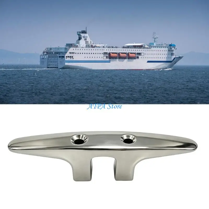 U13C 316 Stainless Steel Short Leg Eye Plate Yacht Mooring Cleat Cleat for Boat Marine Hardware 2 Size for option