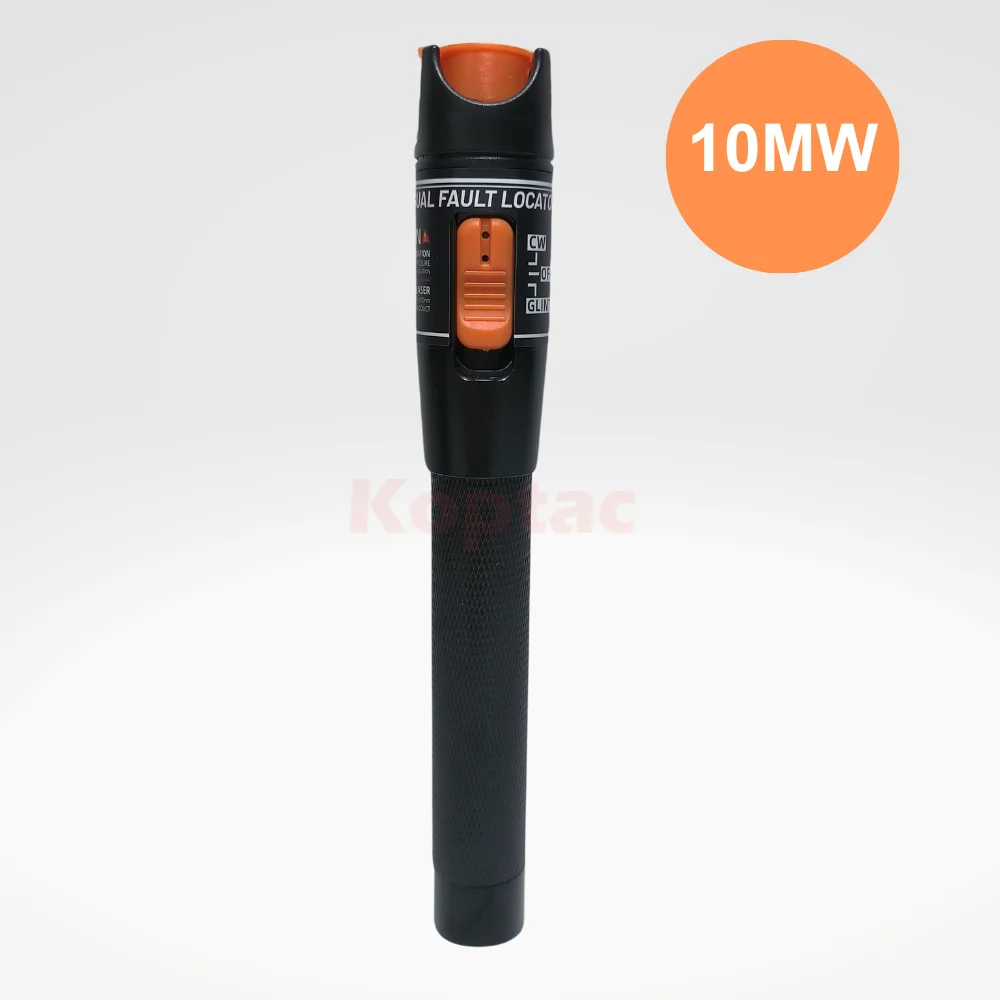 

10MW VFL Fiber Optical Cable Tester Pen Visual Fault Locator for SC/FC/ST Fiber Optic Cable Tester Red Laser Light Pen