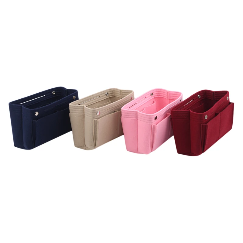 Storage Bag Multifunction Insert Makeup Bag Women Travel Inner Purse Cosmetic Bags For Ladies Portable Storage Organizer Tote