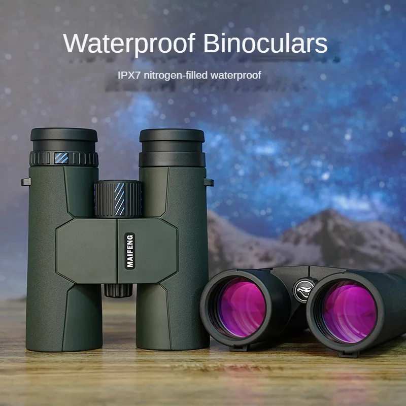 

2025 New Maifeng 8X42 10X42 10X50 12X50 Binoculars IPX7 Waterproof Nitrogen FillingSMC Film BAK4 Long Range Telescope Camping