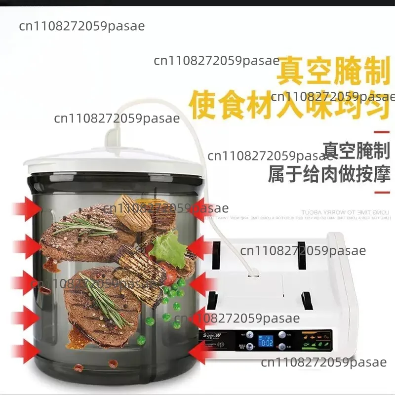 Vacuum pickling machine, ground meat pickling machine, household mini-machine, special for burger shops