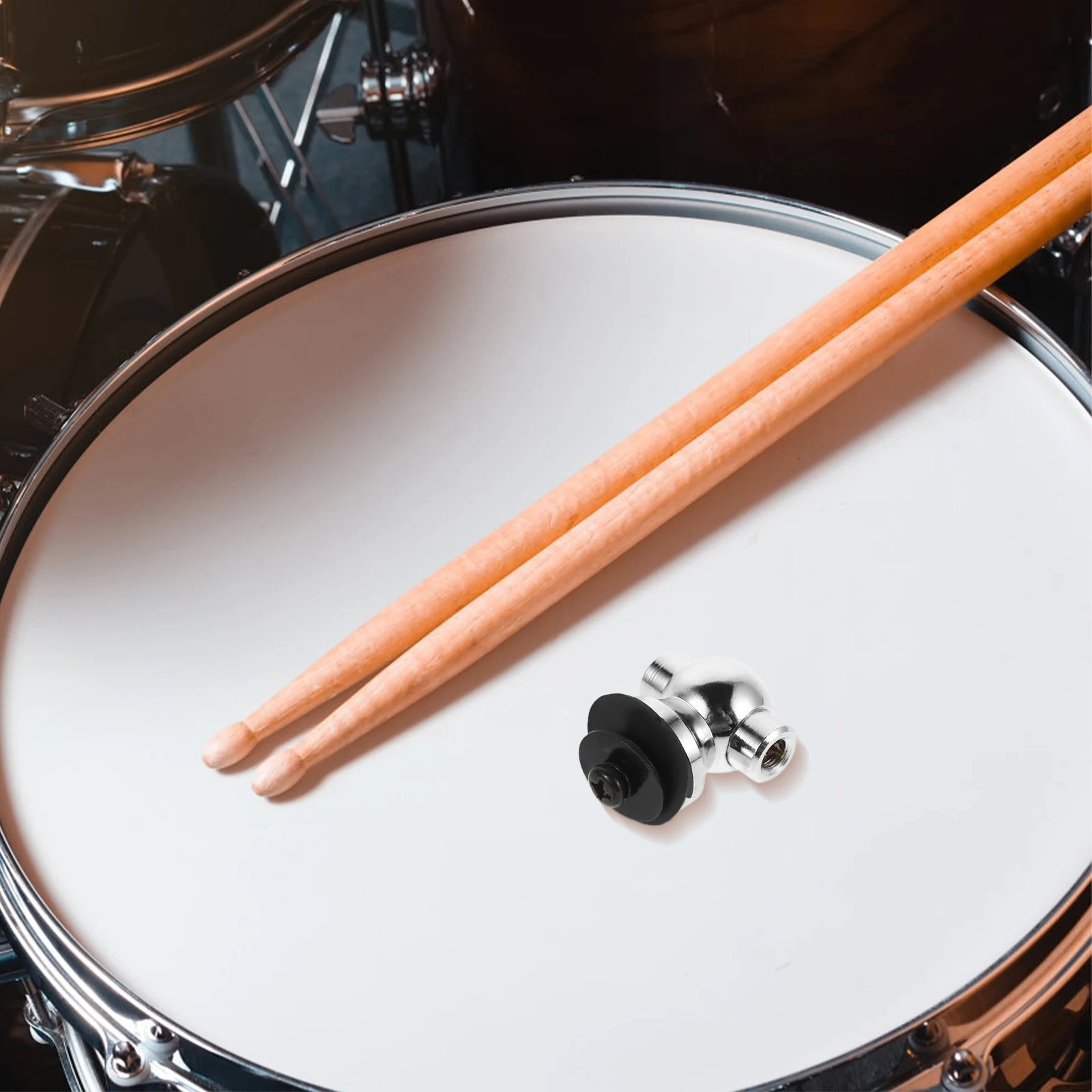 Single End Drum Lug Zinc Alloy Snare Hardware Replacement Versatile Use Easy Installation Single End Drum Lug Parts of Drums