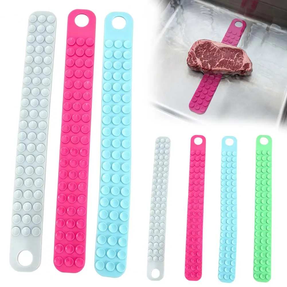 Sink Thawing Fixator Super Suction Longer Faster Safer Defrosting Belt Wall Hook Freeze Meat Vegetable Kitchen Gadget