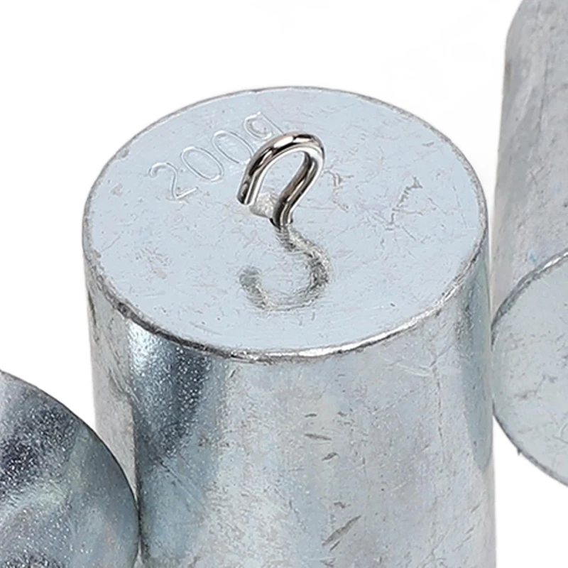 Alibration Weights 200 G, Chromeplated Steel 4 Pcs. Double Hook Weights Accuracy Of ±2% In Scale Testing Class