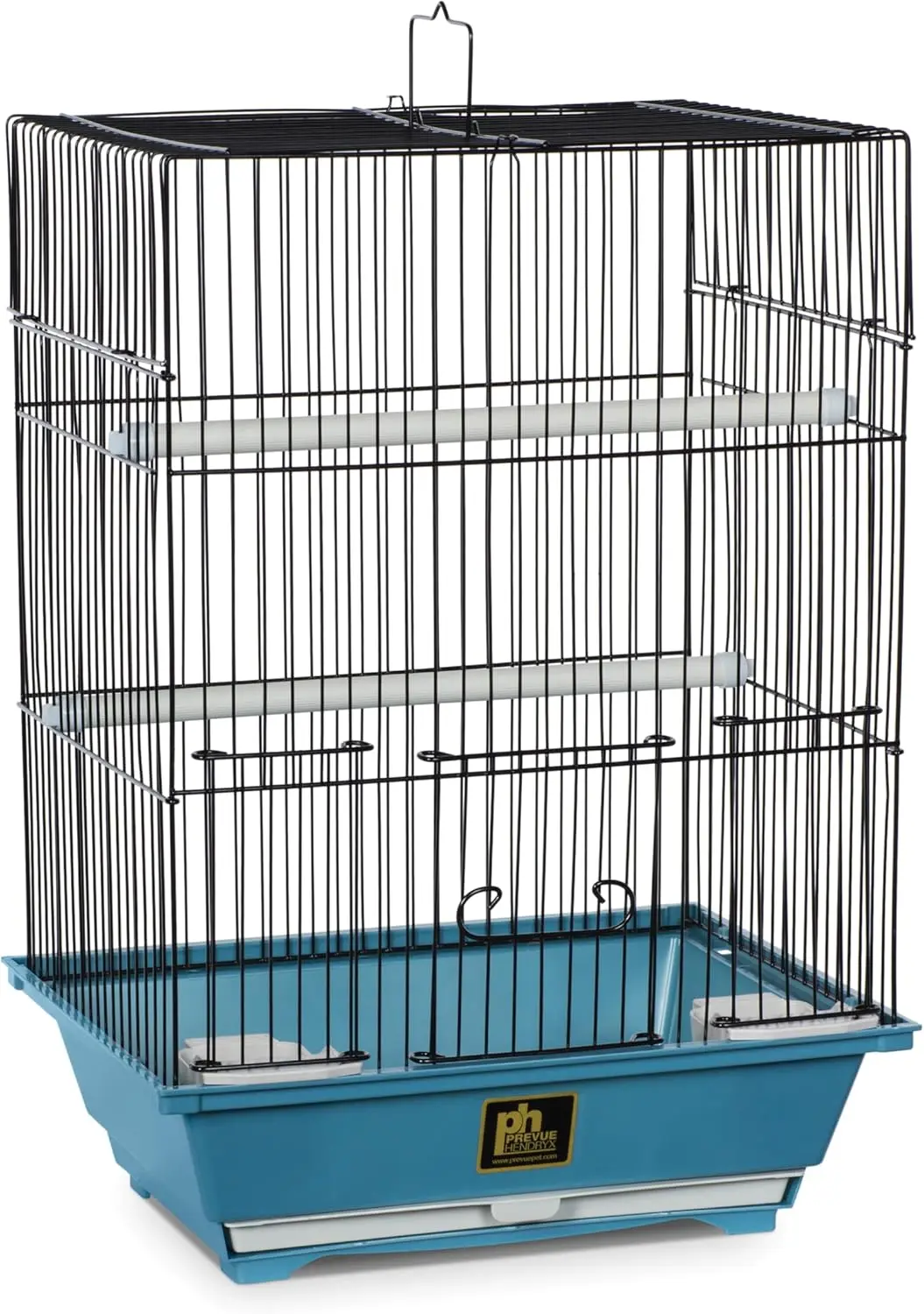

Small Blue Bird Cage with Slate Design, Ideal for Pet Birds, Durable and Stylish
