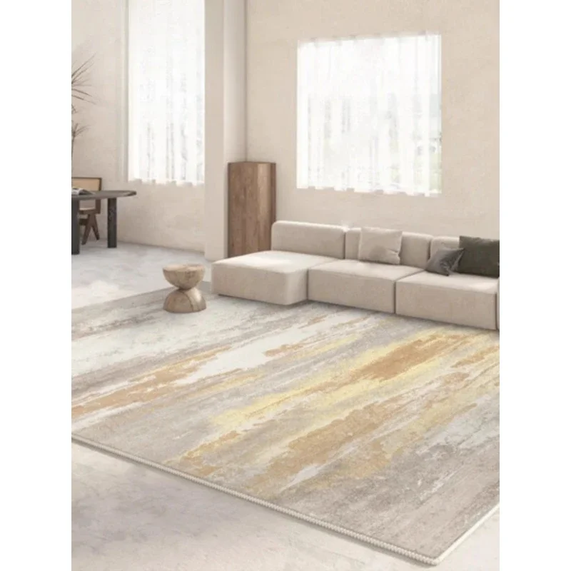 Light luxury high-end carpet living room sofa coffee table blanket household, bedroom floor mat dirt-resistant leave-in