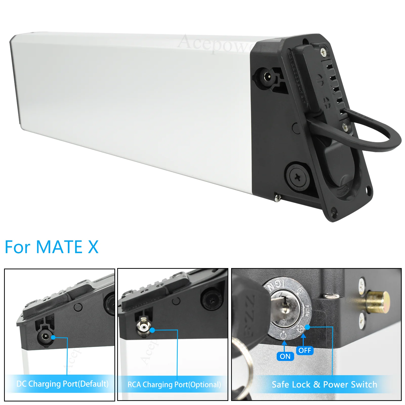 MATE X MATE City Fusion 電動自転車用バッテリー 36V 13Ah 17.5Ah 48V
