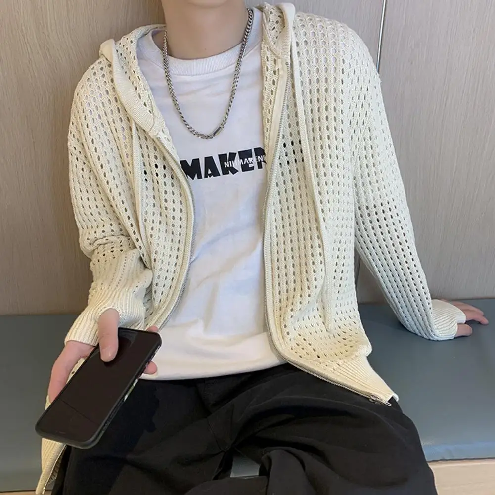 Cardigan Coat Super Soft with Hat Keep Warm Autumn Hooded Sweater Vintage Knitwear Knitted Coat for Student