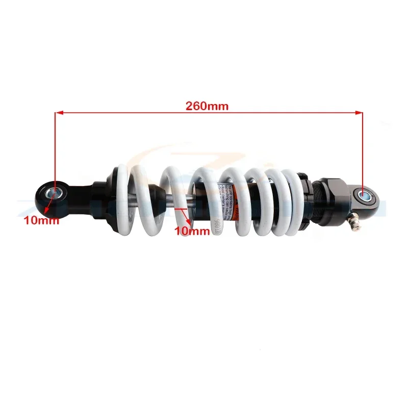 High Quality 260MM Shock Absorber Damping Adjustable Suitable For Cross-country Motorcycle Rear Shock Absorber Shock Absorber