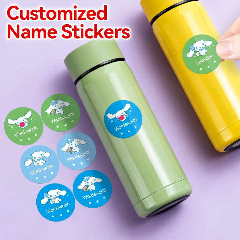 

Cinnamoroll Sanrio Waterproof Name Stickers for School Supplies -Personalised Labels for Kids' Stationery & Christmas Gifts‌
