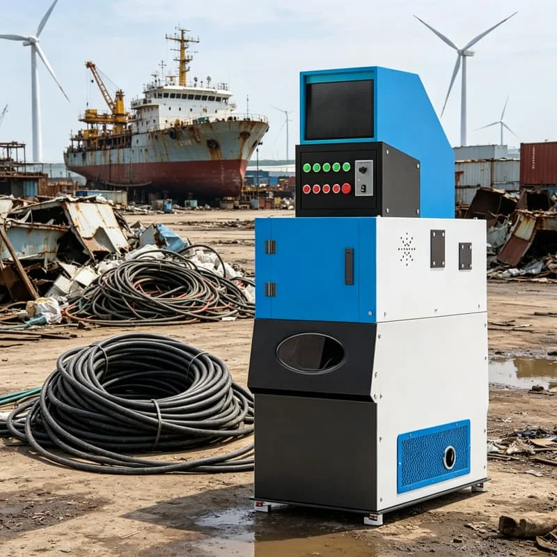 Customized Heavy Copper Wire Granulator Machine Cable Shredder Plastic and Copper Separator Machine Cable Granulator