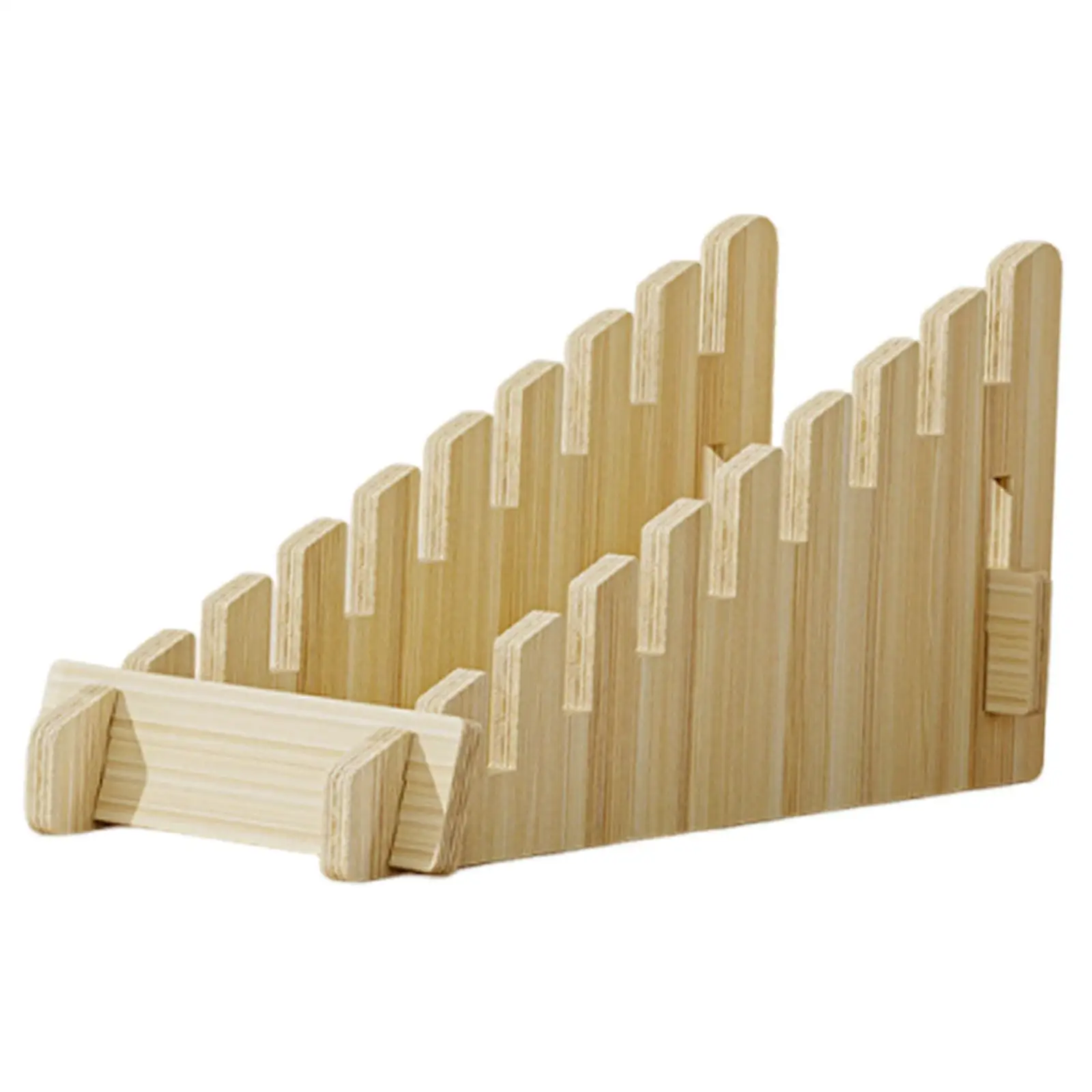 Premium Wood Floor Tile Display Stand Easy Install Plate Holder for Home and Store Sample Display