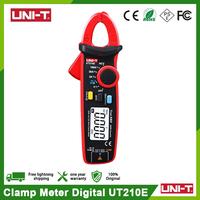 UNI-T Clamp Meter Digital UT210E UT210D AC Current Mini Clamp Multimeter True RMS Pliers Ammeter UT210C UT210A  Auto Range