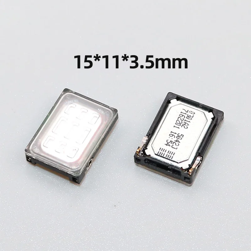 2 قطعة 15x11x3.5 مللي متر مستطيل MP3 المتكلم القصدير احباط مكبر الصوت متوافق مع سوني هواوي شاومي سامسونج للهاتف اللوحي