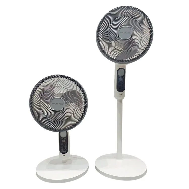 solar fan with battery rechargeable fan with solar panel and led bulb 12v dc solar pedestal fan 16 inch