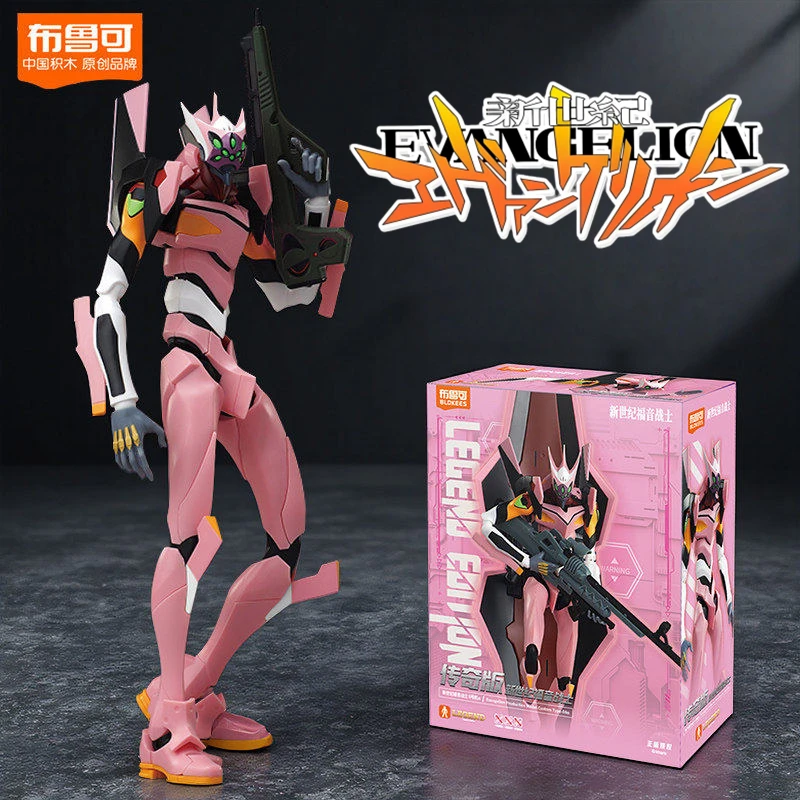 

Фигурка BLOKEES EVANGELION EVA-08 NEON GENESIS Мари Макинами Иллюстриозная, с подвижными суставами, сборная, аниме-кукла, игрушка, подарок