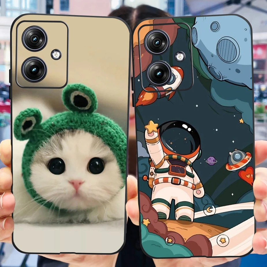For Motorola Moto G54 Case XT-2343-1 Stylish Popular Painted Shell Soft Silicone Phone Case For Moto G54 G 54 MotoG54 Back Cover