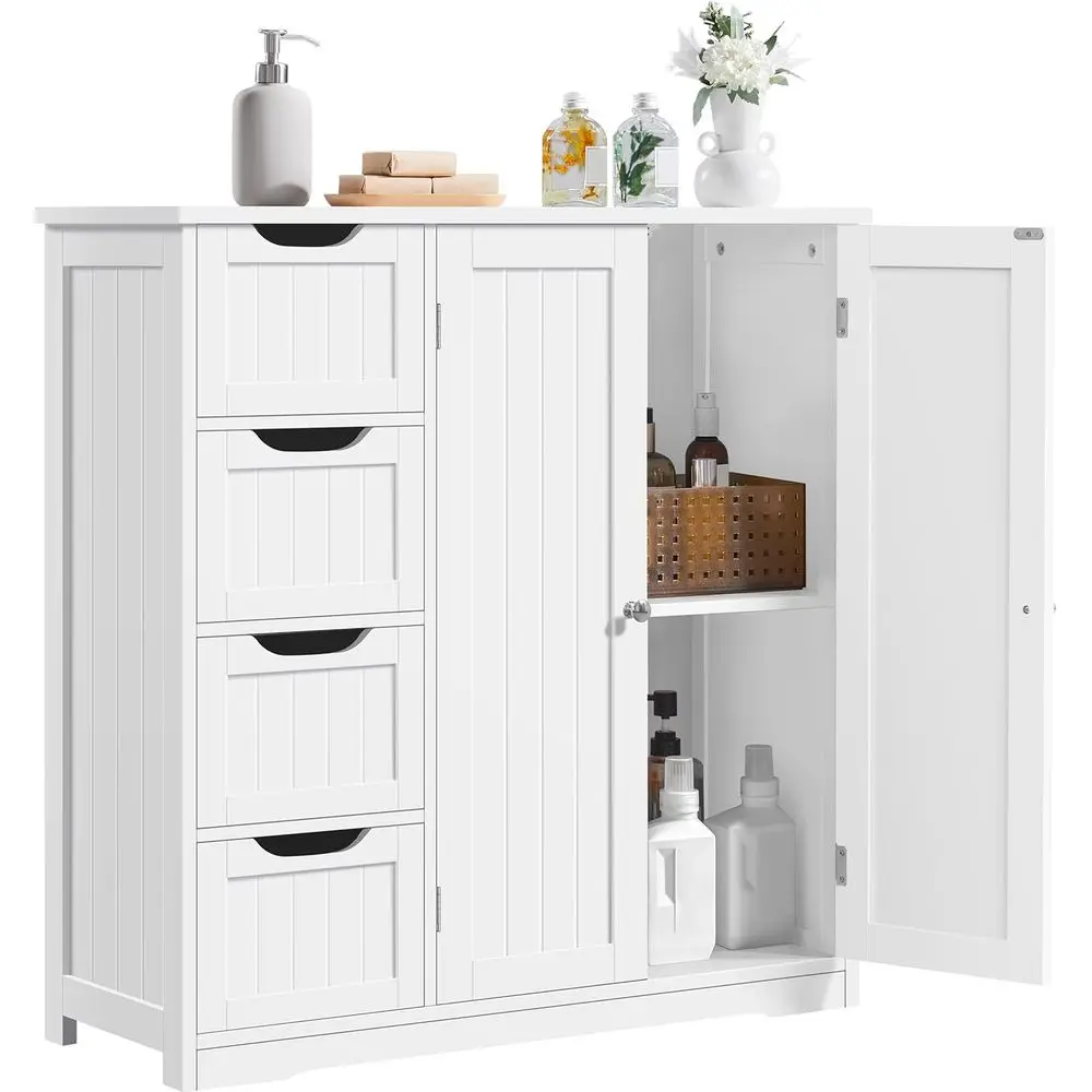 Wooden atroom loor Cainet, Side StoraOrganizer Cainet wit4 Ders & Doule Do, reestanding Entryway StoraUnit ole Tale, atroom urni