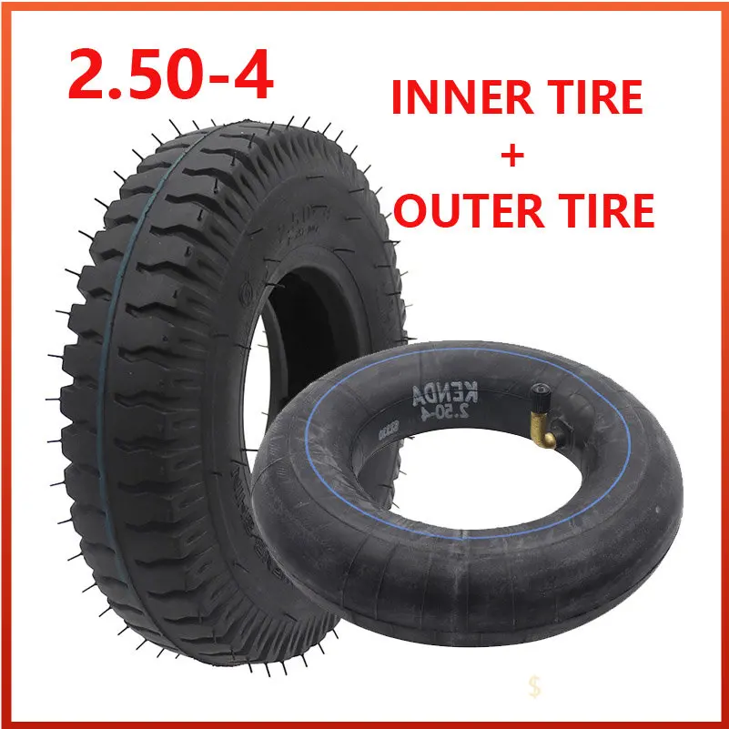 Superior Quality 2.50-4 Tireinner outer tire,For Gas and Electric Scooter Bicycle Scooter Tyre parts