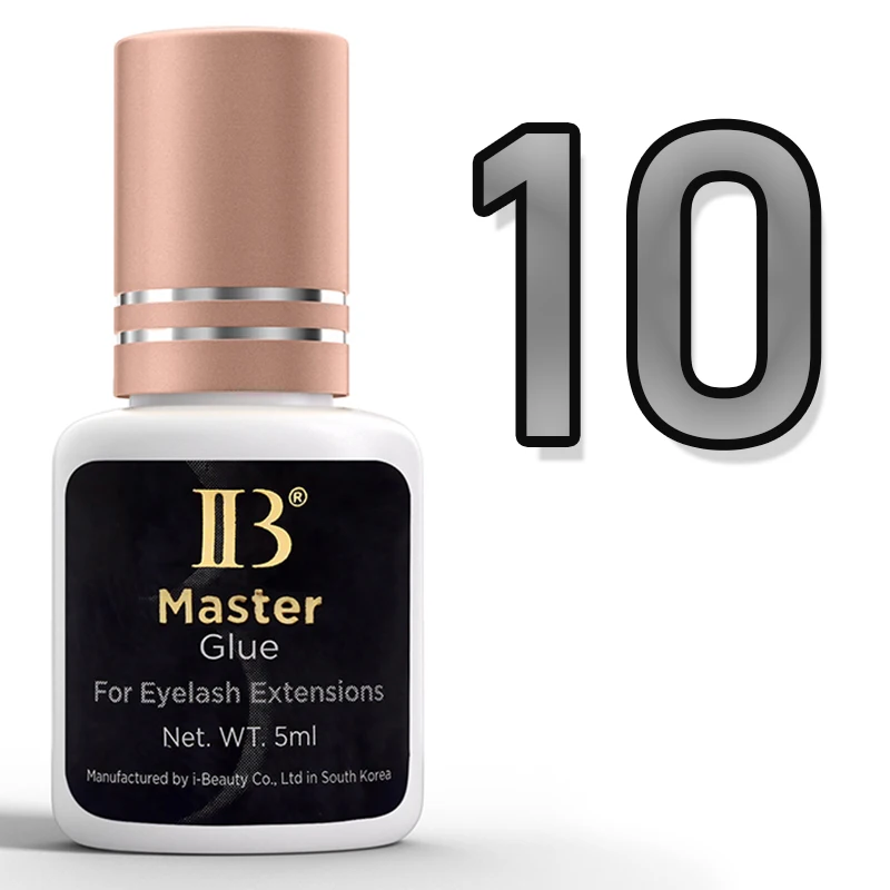 10 Bottles IBeauty Master Eyelash Extension Glue 0.5S Fast Dry Long Korea Original Strong Cola 5ml Fake Lashes Adhesive Supplies