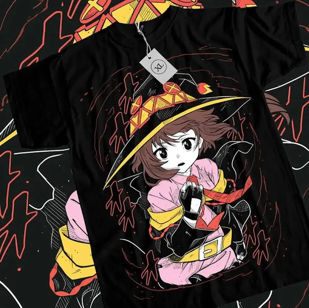 

p42 anime cartoon Kono Subarashii Sekai ni Shukufuku wo!fans TEE T-shirts for both men and women clothes 2025 new Graphic Street