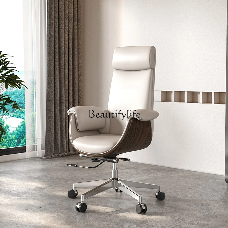 

Modern simple study study office chair can be lifted and lowered sedentary comfortable desk swivel chair