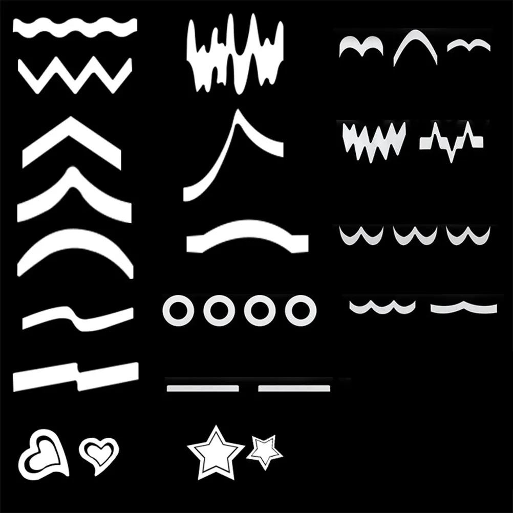 

2 Boxes Fashionable French Nail Art Stickers Women's Manicure Decoration Set with Creative Patterns Suitable for All Nail Types