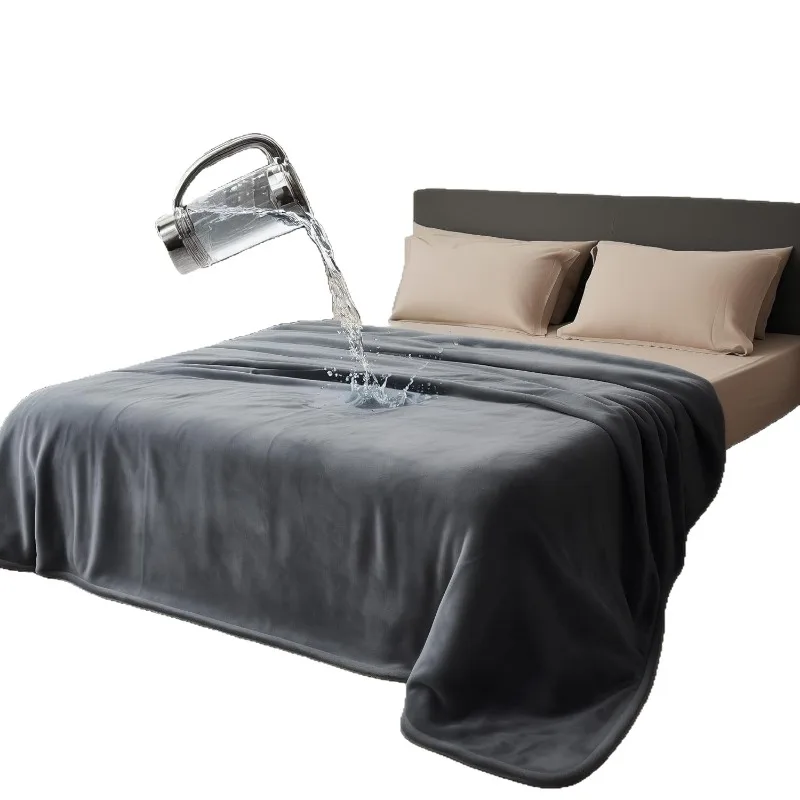 Waterproof & Stain-Resistant Double-Sided Flannel Blanket for Couples, Bed & Pets | Cozy Comfort