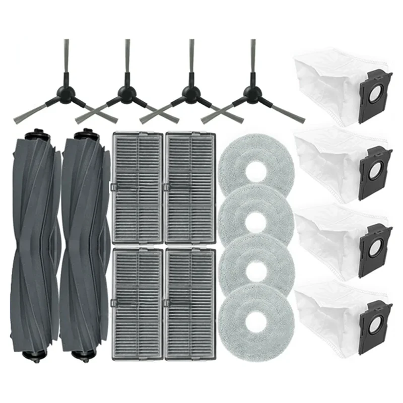 

X10A For Dreame Mova E30 Ultra Vacuum Replacement Parts Main Roller Side Brush Hepa Filter Mop Cloth Dust Bag Accessories