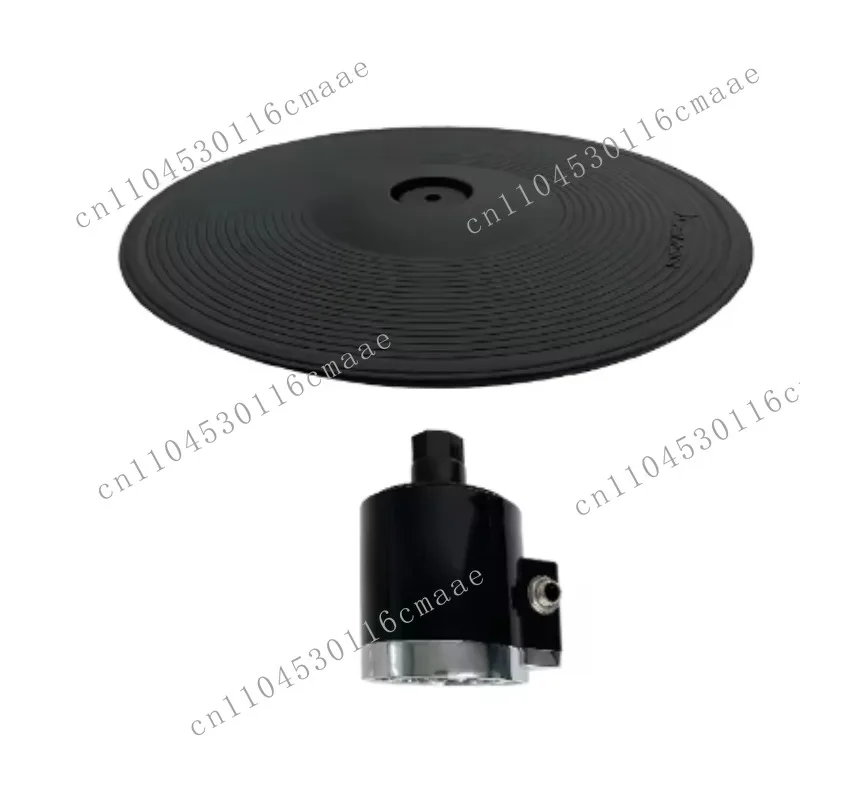 Lemon 13 Inch Dual Zone Crash Cymbal With Choke, Electronic Drum Cymbal Pad Replacement Accessory for E-Drum Kit
