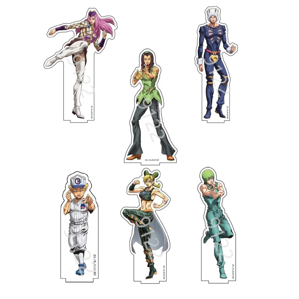 

Anime JoJo's Bizarre Adventure Acrylic mini Stand figure Stand Plate Cosplay Prop Decor Cartoons Sign present Firend Gifts