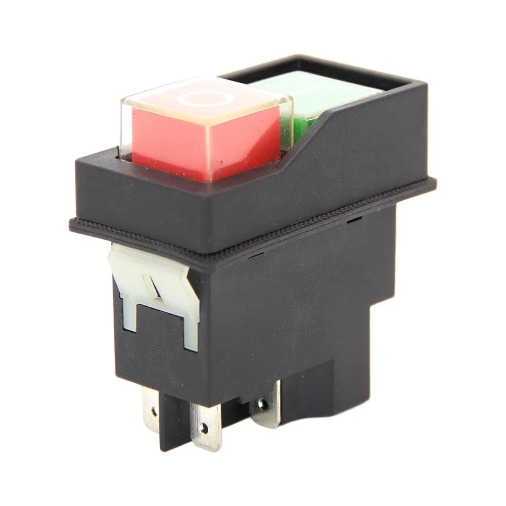 Industrial Electromagnetic Latching Power Switch Waterproof Dustproof For Drill Milling Machine Circular Saw Control Panel